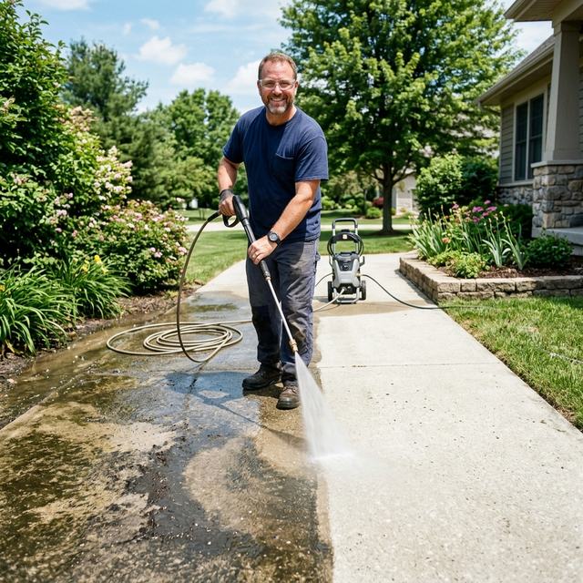 Small Patio Pressure Washing