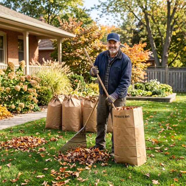 Yard Cleanup & Debris Bagging